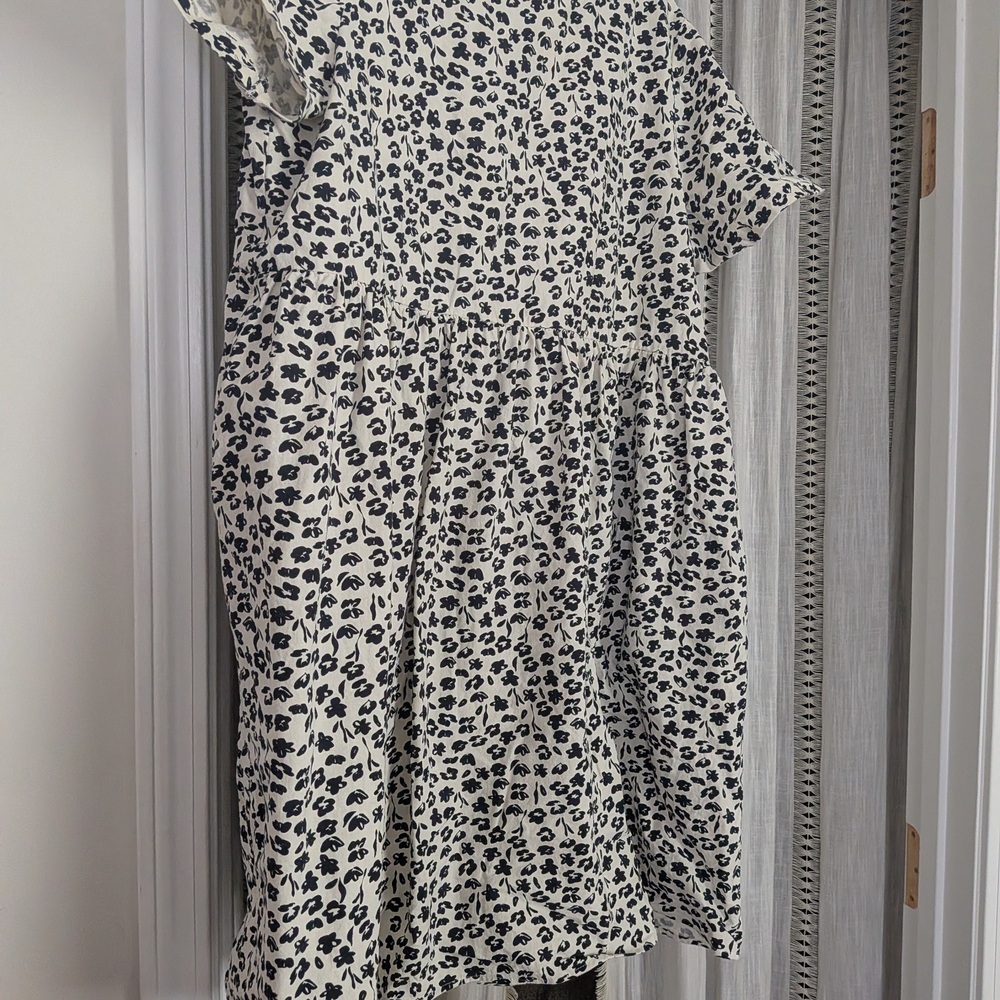 Tradlands Black and White Mini Dress